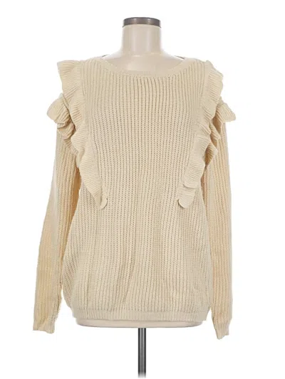 Pre-owned Début Pullover Sweater In Ivory