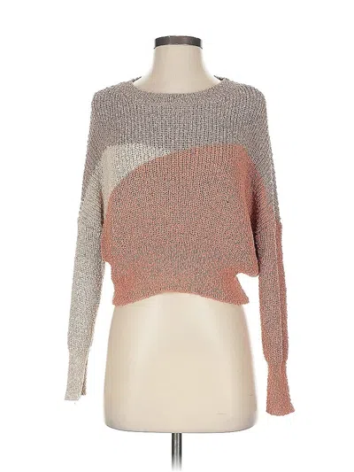 Pre-owned Début Pullover Sweater In Tan