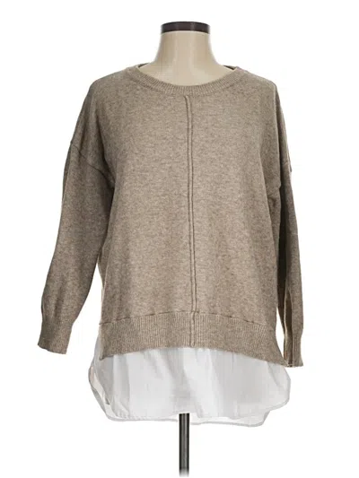 Pre-owned Début Pullover Sweater In Tan