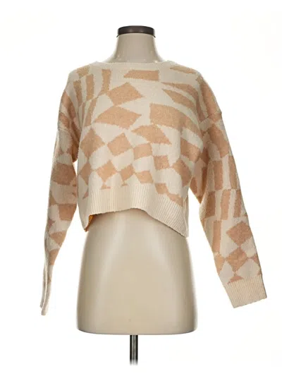 Pre-owned Début Pullover Sweater In Tan