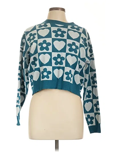 Pre-owned Début Pullover Sweater In Teal