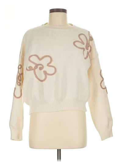 Pre-owned Début Pullover Sweater In White