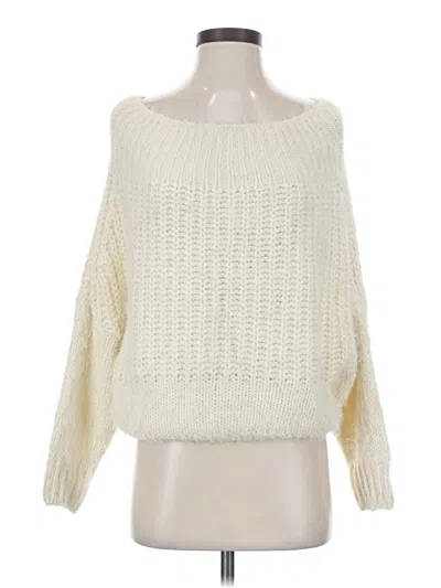 Pre-owned Début Pullover Sweater In White