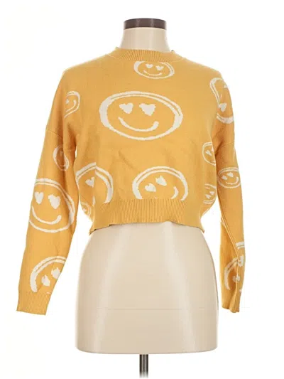 Pre-owned Début Pullover Sweater In Yellow
