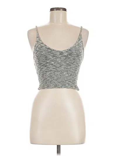 Pre-owned Début Sleeveless Top Gray Sweetheart Neckline Tops