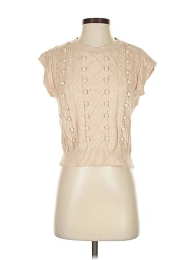 Pre-owned Début Sweater Vest In Tan