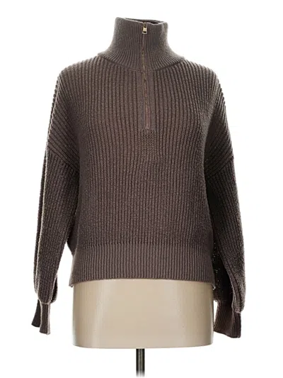 Pre-owned Début Turtleneck Sweater In Brown