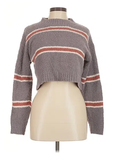 Pre-owned Début Turtleneck Sweater In Gray