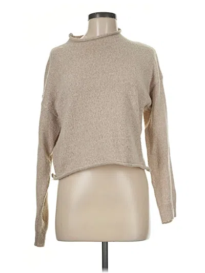 Pre-owned Début Turtleneck Sweater In Tan