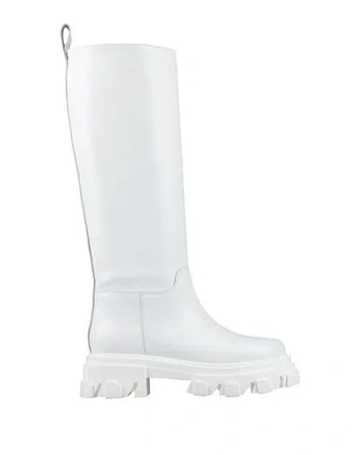 Debutto Donna Woman Boot White Size 6 Soft Leather