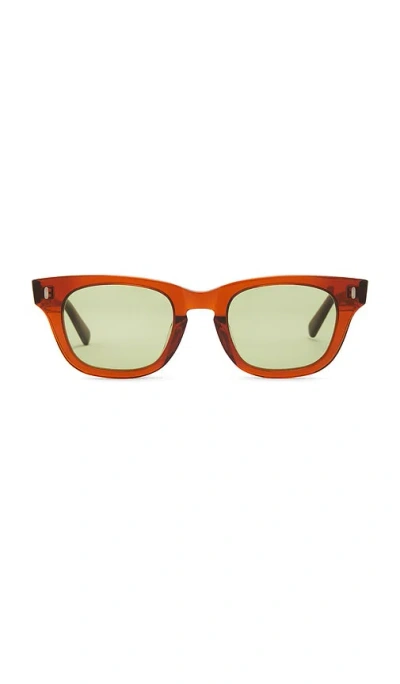 Decade Eyewear Earl Square Sunglasses In Brown
