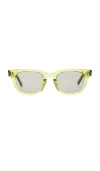 Decade Eyewear Earl Square Sunglasses In Green