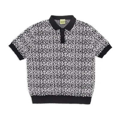 Deceit Polo  Snake Jacquard Polo In Multi