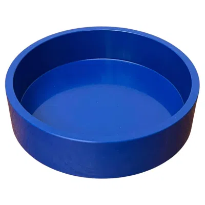 Pre-owned Décembre Oy Mid-century Modern Space Age Blue Bowl From Decembre, Finland, 1960s
