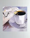 Dechamby Design Le Cafe Fine Art Print In Grey