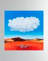 Dechamby Design Le Rechauffement Fine Art Print In Orange