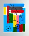 Dechamby Design Me Fine Art Print In Blue