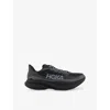 Deckers Hoka Mens Black Outer Orbit Mach 6 Woven Trainers In Black