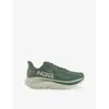 Deckers Hoka Mens Fern Truffle Salt Clifton 10 Mesh Low-top Trainers