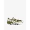 Deckers Hoka Mens Moss Green Rose Cream Speedgoat 2 Mesh Trainers In Multi