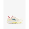 Deckers Hoka Womens Alabaster Birch F Bondi 9 Mesh Trainers In Multi