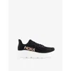 Deckers Hoka Womens Black Rose Gold F Clifton 10 Mesh Trainers In Black