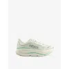 Deckers Hoka Womens Truffle Salt Sea Glass Bondi 9 Mesh Low-top Trainers