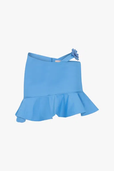 Declara Blue Water Lily Skirt