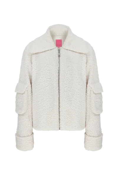 Declara Beige Cloud Comfort Teddy In White