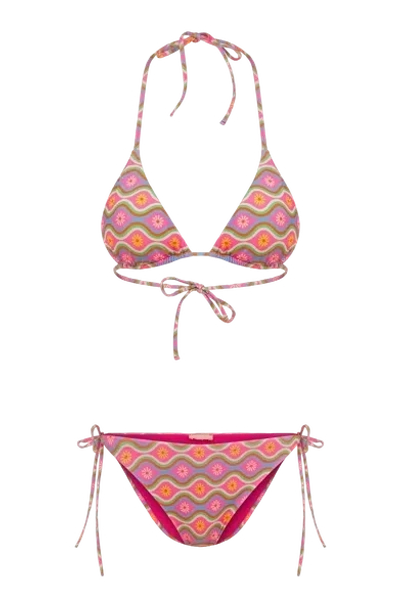 Declara Cerulea Bikini In Multi Color