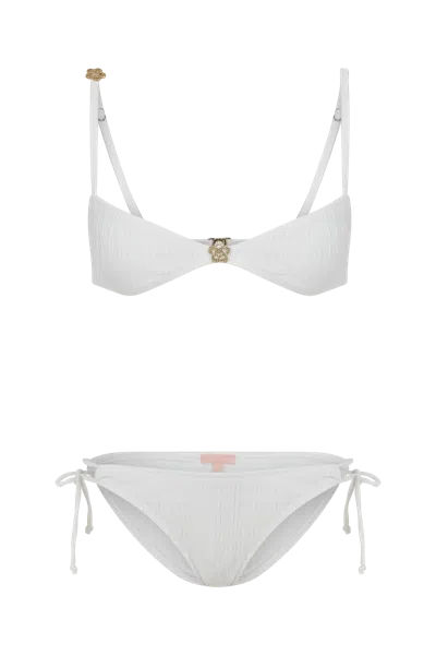 Declara Ethereal Lily Bikini In White