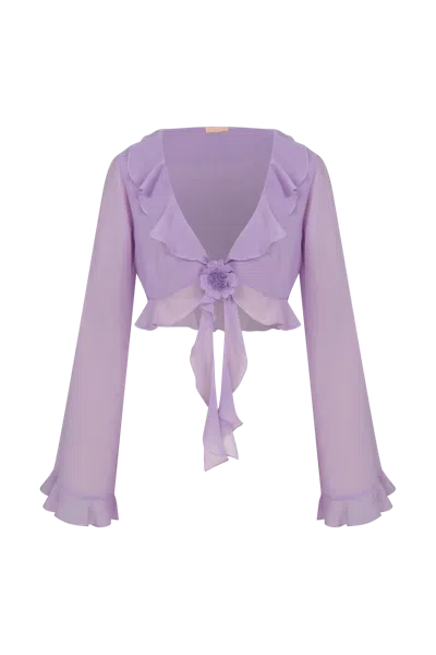 Declara Guaria Morada Shirt In Purple