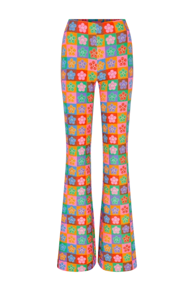 Declara Polychrome Icon Flare Pant In Black