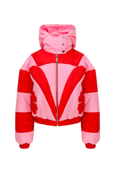 Declara Roseberry Fusion Puffer In Pink