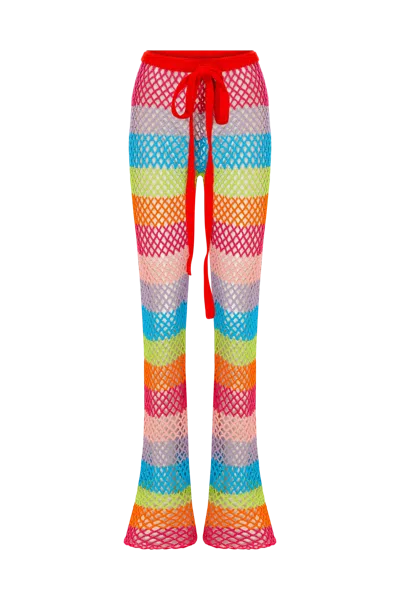 Declara Viola Pant In Multi Color