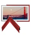 Deco Tv Frames 32 Alloy Prismatic Frame For Samsung The Frame Tv 2021-2024 In Prismatic Candy Apple Red