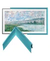 Deco Tv Frames 32 Alloy Prismatic Frame For Samsung The Frame Tv 2021-2024 In Prismatic Caribbean Turquoise