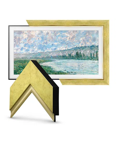 Deco Tv Frames 32 Frame For Samsung The Frame Tv 2021-2024 In Contemporary Gold