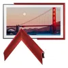 Deco Tv Frames 43 Alloy Prismatic Frame For Samsung The Frame Tv 2021-2024 In Prismatic Candy Apple Red