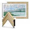 Deco Tv Frames 43 Customizable Frame For Samsung The Frame Tv 2021-2024 In Champagne Gold