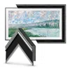 Deco Tv Frames 50 Frame For Samsung The Frame Tv 2021-2024 In Antique Silver  Black