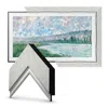 Deco Tv Frames 50 Frame For Samsung The Frame Tv 2021-2024 In Contemporary Silver