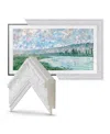 Deco Tv Frames 50 Frame For Samsung The Frame Tv 2021-2024 In Tuscan Gloss White