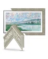 Deco Tv Frames 55 Customizable Frame For Samsung The Frame Tv 2021-2024 In Tuscan Pearl