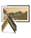 Deco Tv Frames 55 Slim Frame For Samsung The Frame Tv 2021-2024 In Industrial Brass