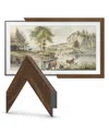 Deco Tv Frames 55 Slim Frame For Samsung The Frame Tv 2021-2024 In Walnut