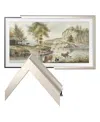 Deco Tv Frames 65 Alloy Prismatic Frame For Samsung The Frame Tv 2021-2024 In Scoop German Silver