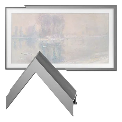 Deco Tv Frames 85 Alloy Scoop Frame For Samsung The Frame Tv 2021-2024 In Scoop Graphite