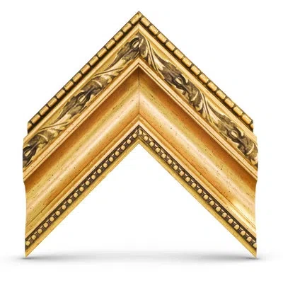 Deco Tv Frames Ornate Deco Tv Frame For Samsung Frame Tv And Frame Pro In Ornate Gold