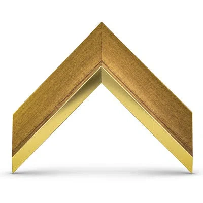 Deco Tv Frames Slim Modern Deco Tv Frame For Samsung Frame Tv And Frame Pro In Gold Leaf